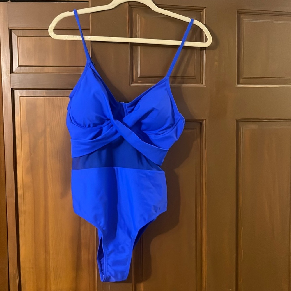 Source Unknown Blue Women's One Piece Swimsuit